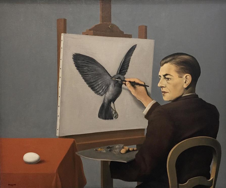 MAGRITTE - La Clairvoyance